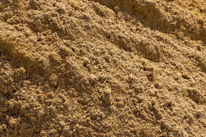 Duża ilość piasku